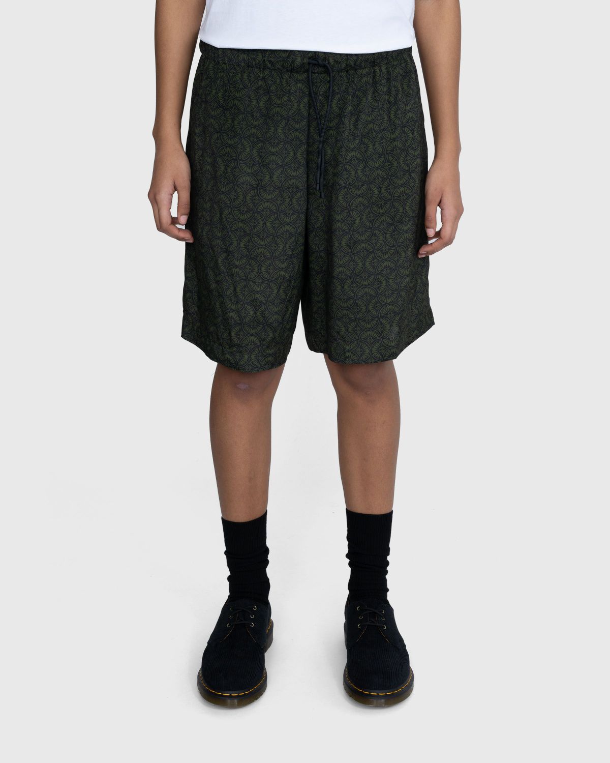 Dries van Noten – Piperi Shorts Bottle - Shorts - Green - Image 2