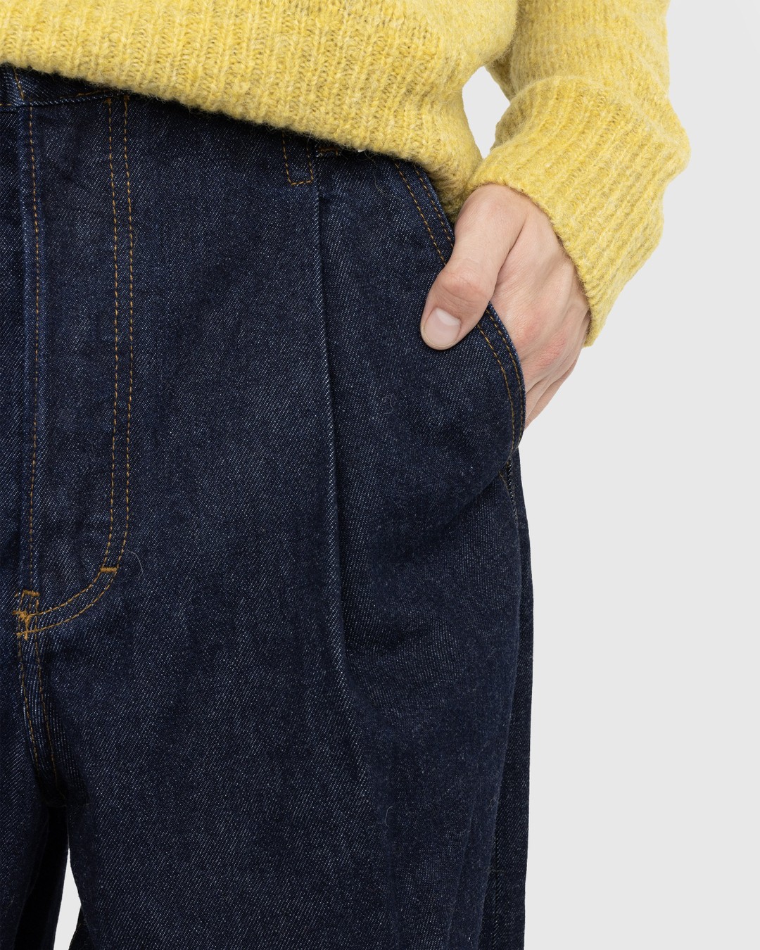 Dries van Noten – Penning Pants Indigo - Pants - Blue - Image 4