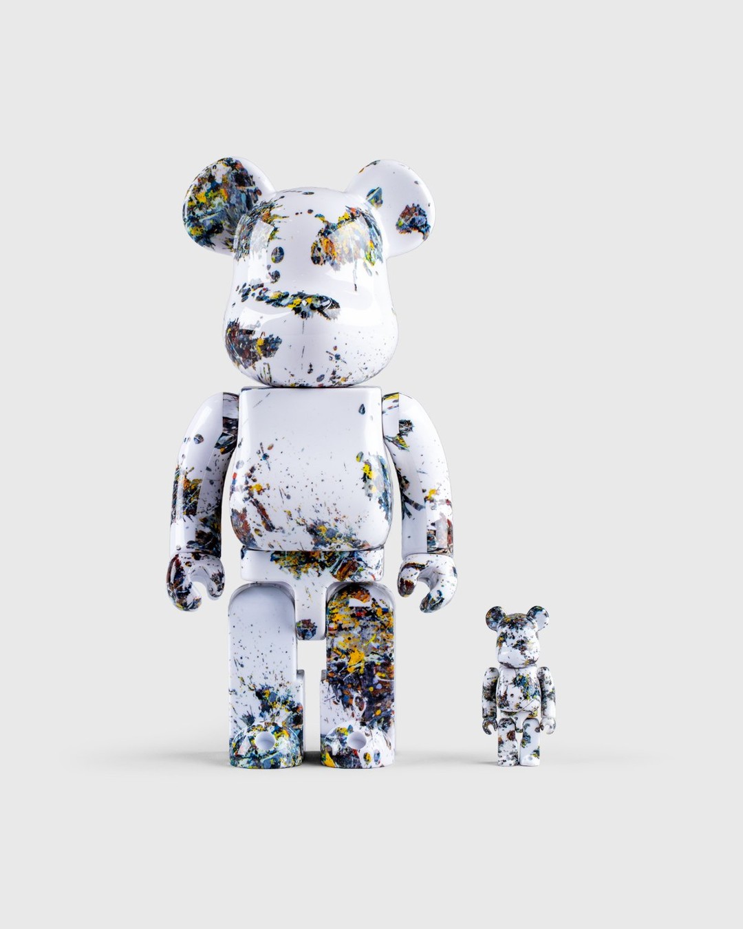 Medicom – Be@rbrick Jackson Pollock Studio Splash 100% and 400% Set - Arts & Collectibles - Multi - Image 1