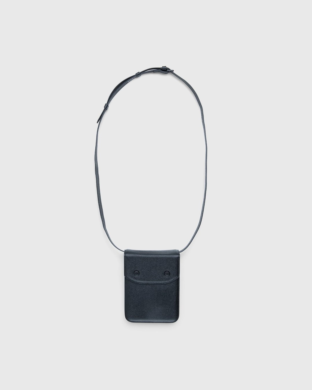 Maison Margiela – Small Leather Chest Pack Black - Bags - Black - Image 1