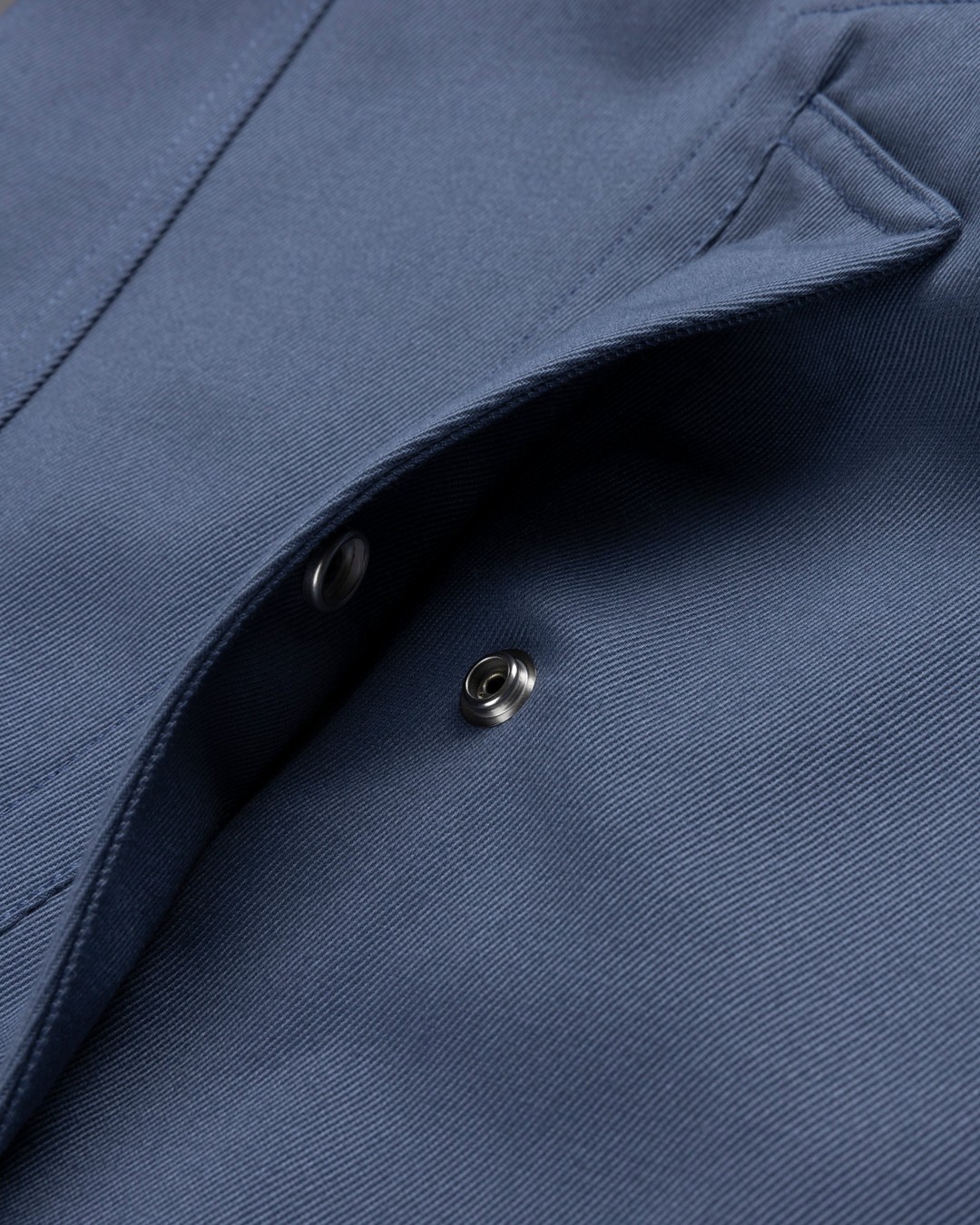 Stone Island – 42528 Workwear R-Gabardine Blouson Mid Blue - Outerwear - Blue - Image 9