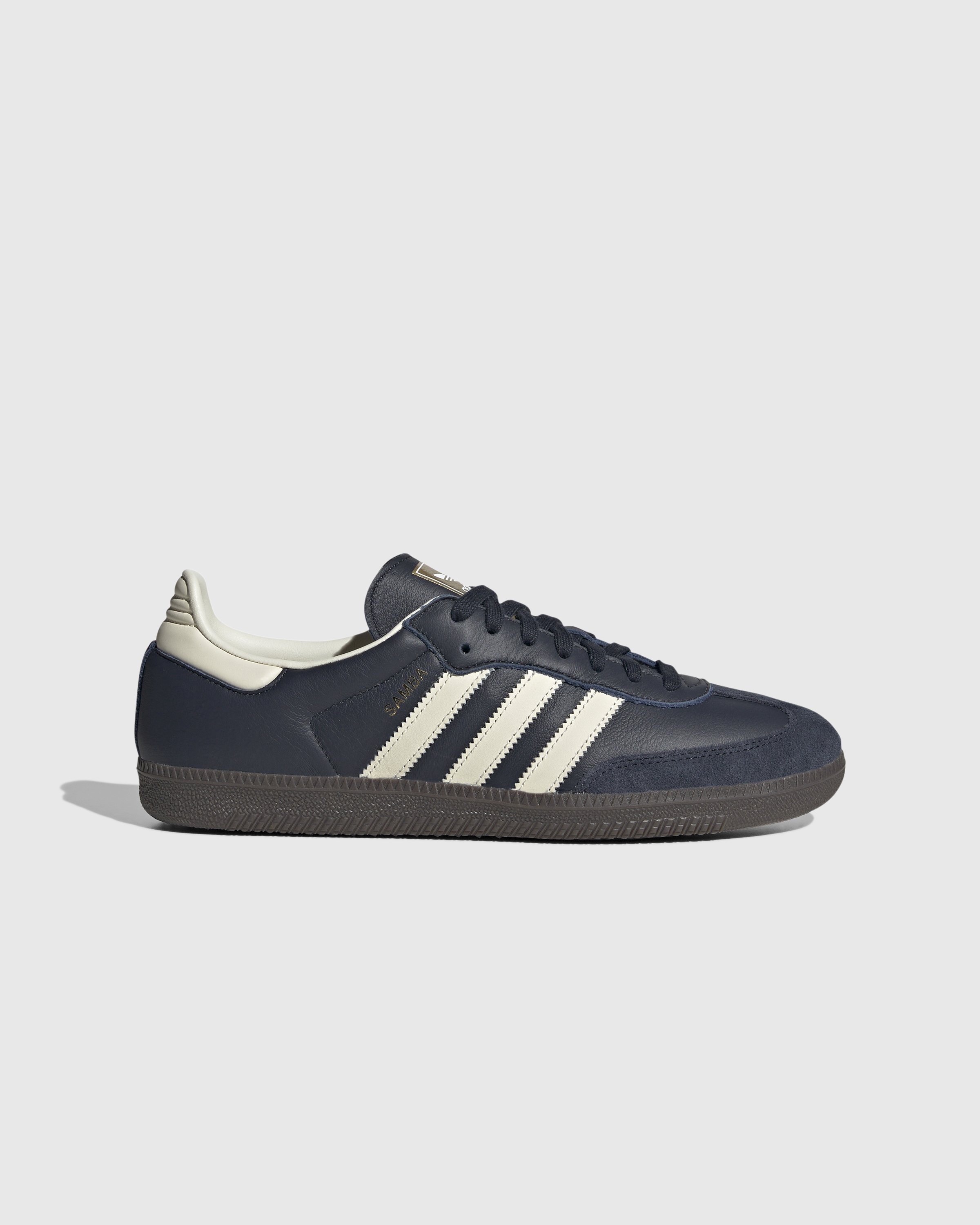Adidas samba navy hotsell blue and white