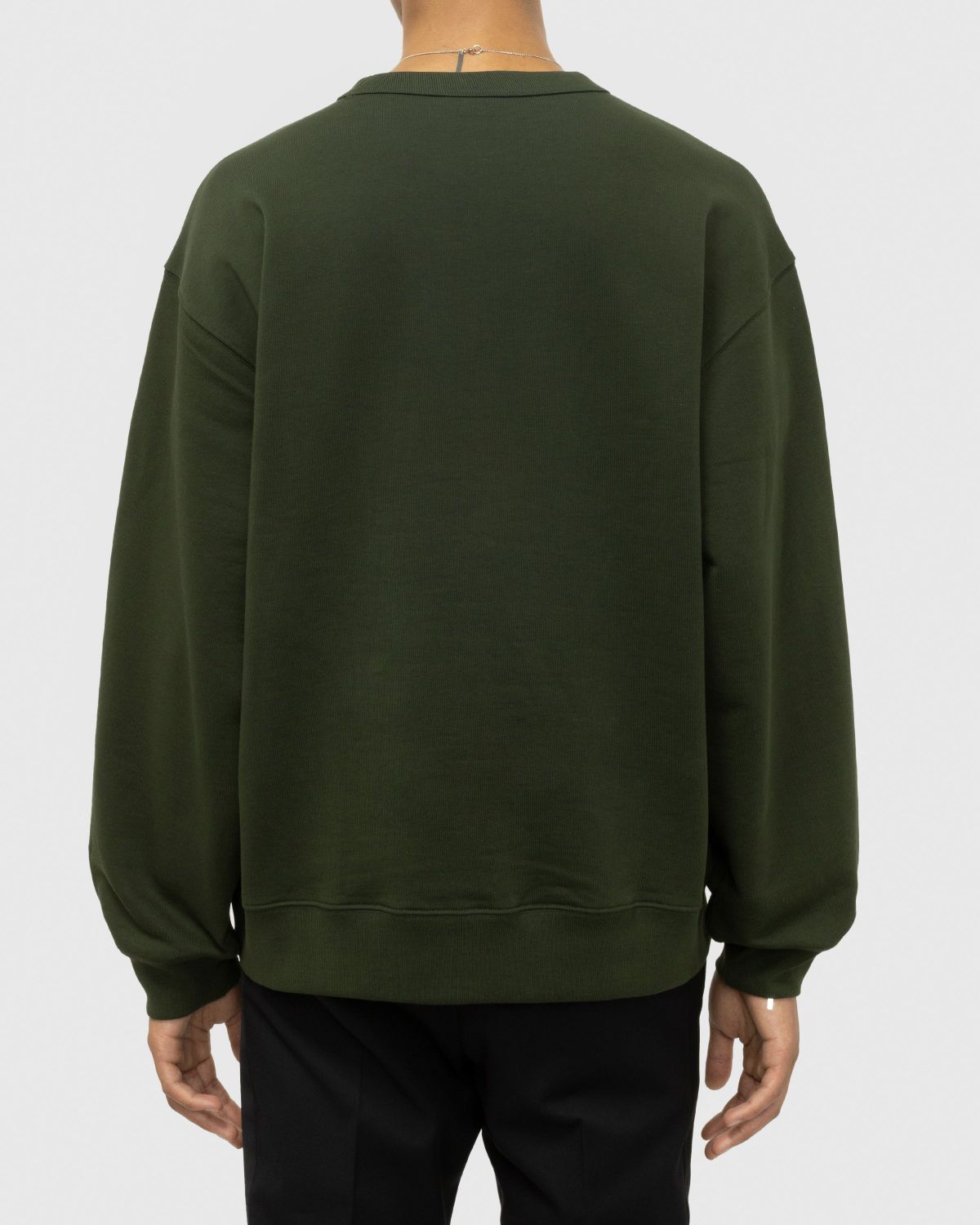 Dries van Noten – Hax Oversized Crewneck Green - Sweatshirts - Green - Image 4