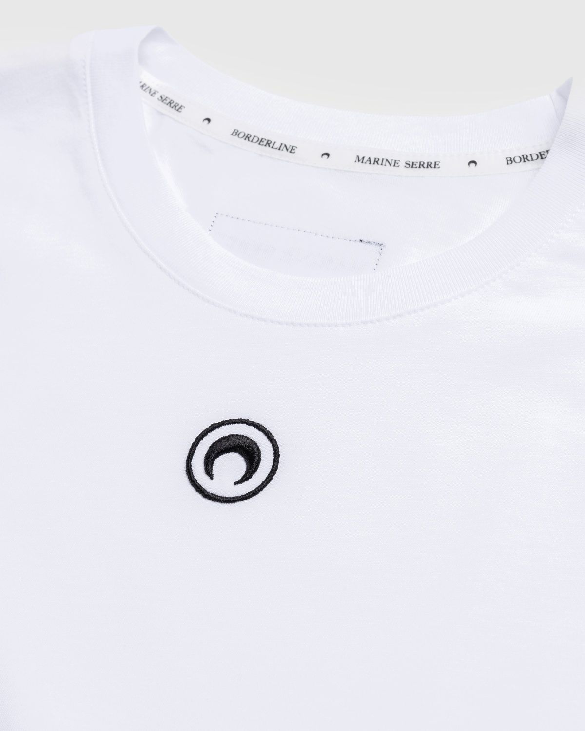 Marine Serre – Organic Cotton T-Shirt White - Tops - White - Image 5
