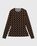 Marine Serre – Second Skin Moon Top Brown - Longsleeves - Brown - Image 1