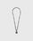 Acne Studios – Peace Sign Necklace Antique Silver - Jewelry - Silver - Image 1