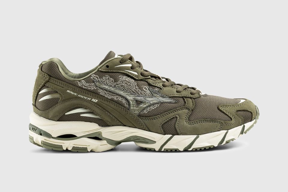Maharishi x Mizuno Wave Rider 10 Release Info, Official Images