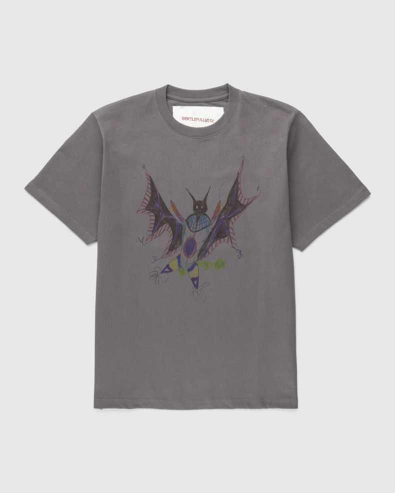Recycled Cotton Bat Tee Black
