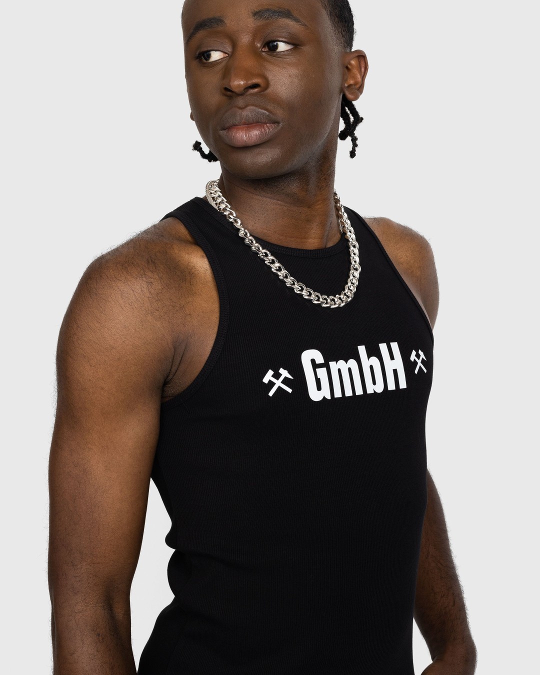 GmbH – Ali Rib Tank Top Black - Tops - Black - Image 4