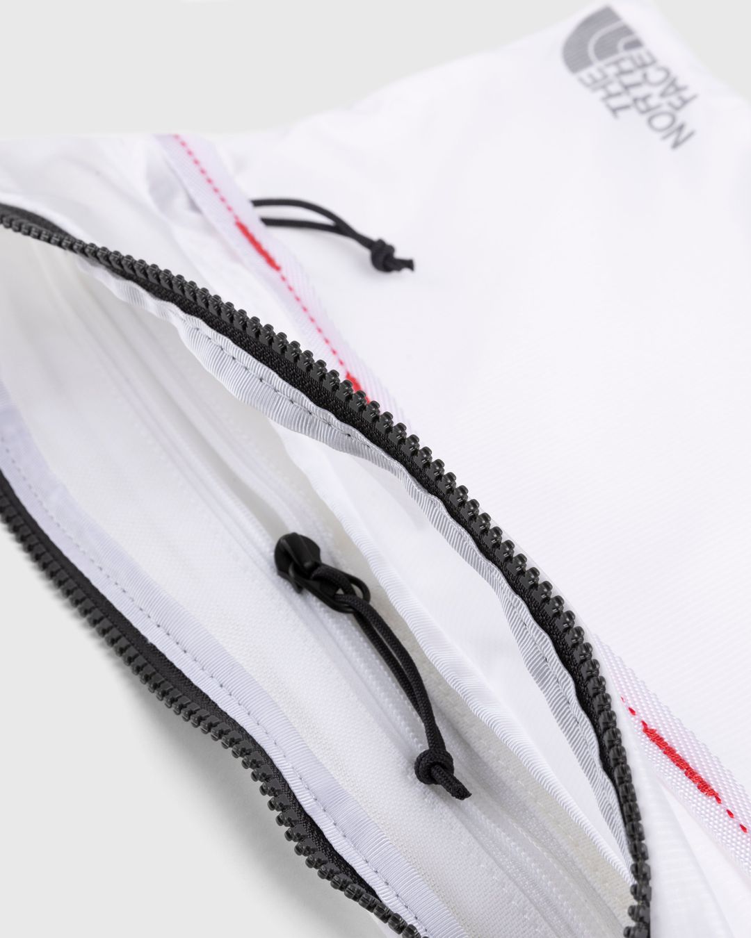 The North Face Flyweight Shoulder Bag White/Asphalt Grey/Red