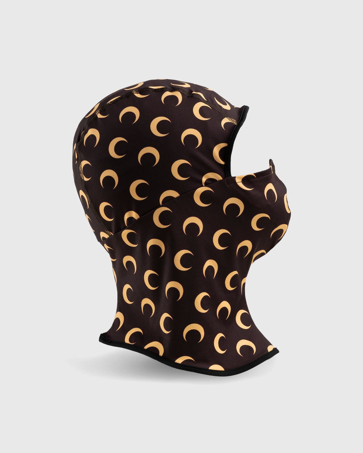 Marine Serre – All-Over Moon Balaclava Brown - Hats - Brown - Image 2