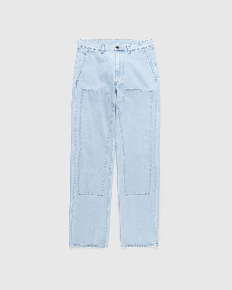 Double Knee Trouser Light Blue