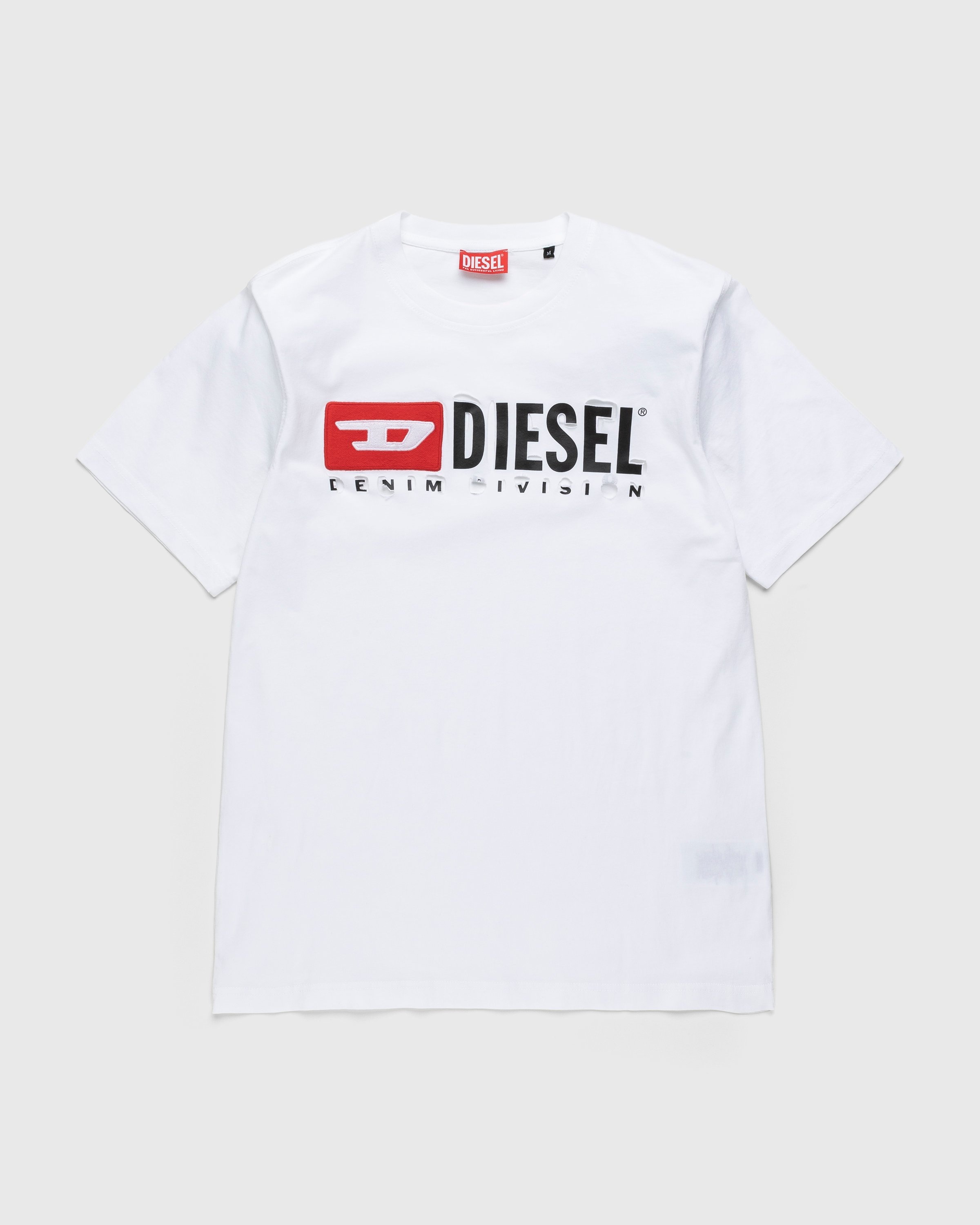 ik draag kleding Verhogen een experiment doen Diesel – Denim Division T-Shirt White | Highsnobiety Shop