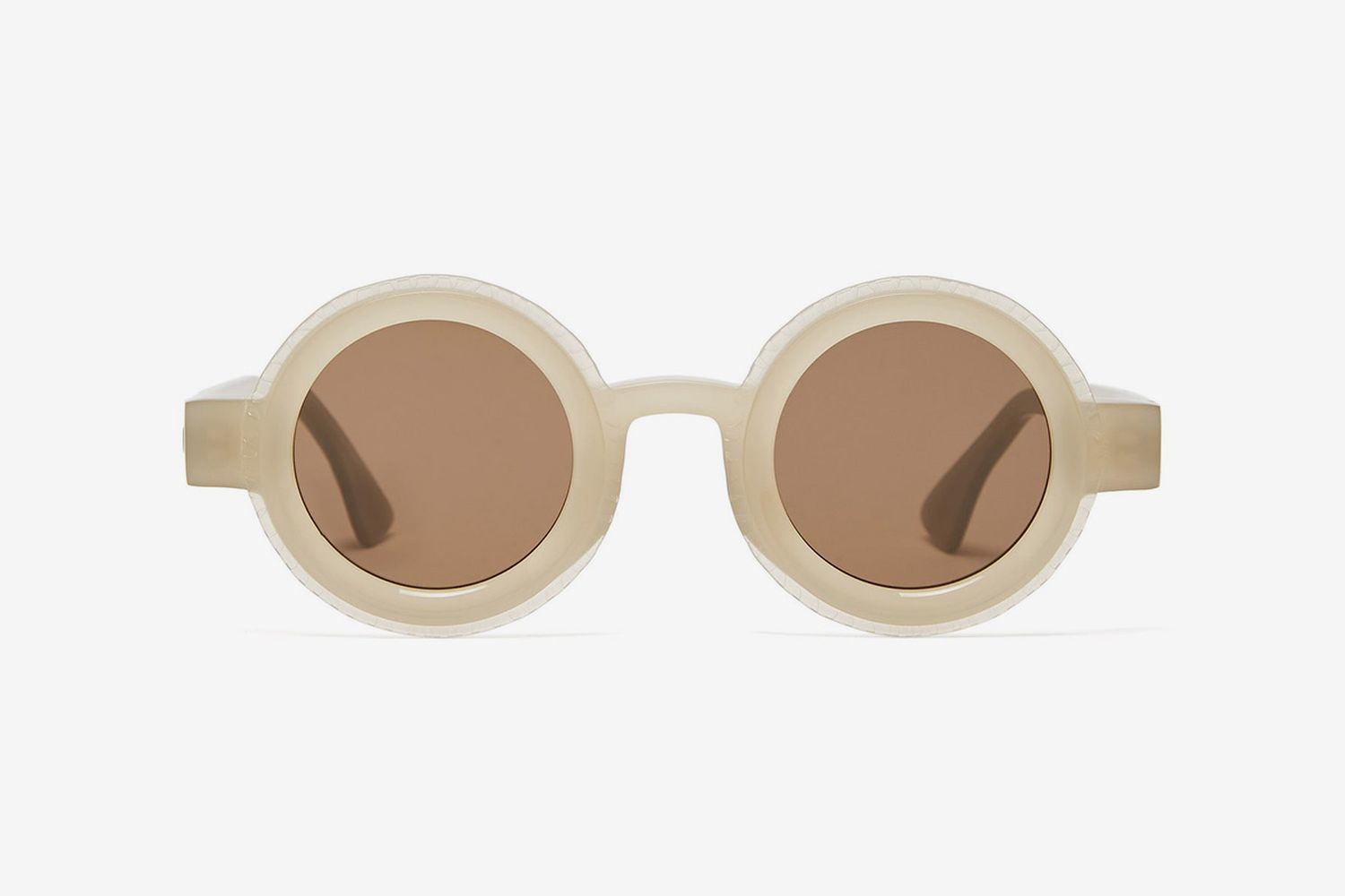 Round Matte-Acetate Sunglasses