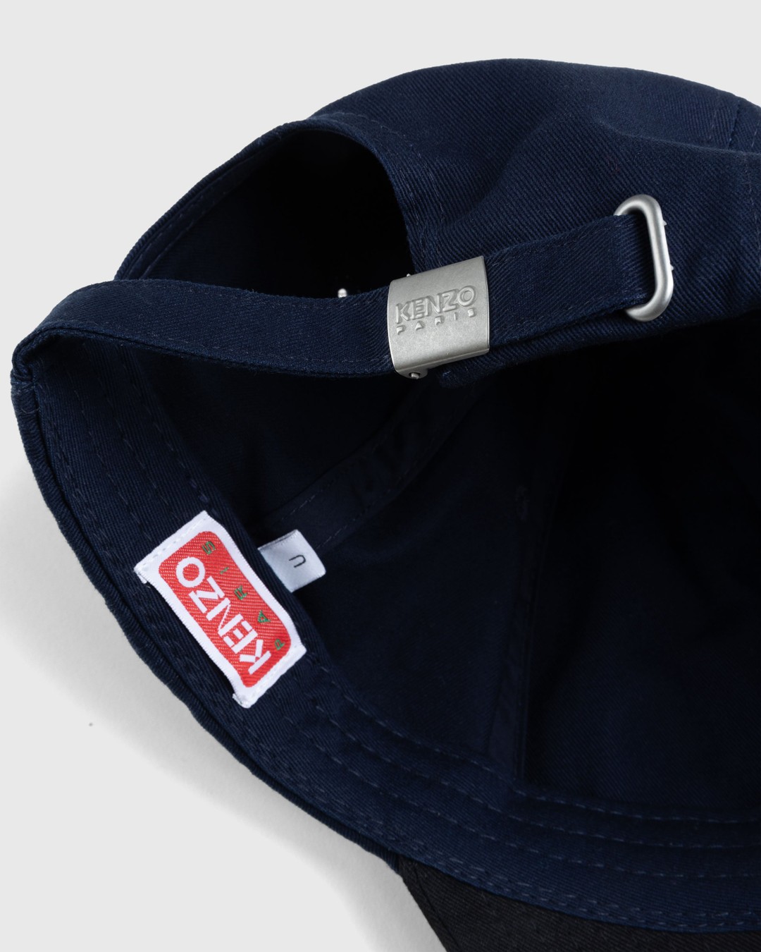 Kenzo – Long Peek Basketball Cap - Hats - Blue - Image 4