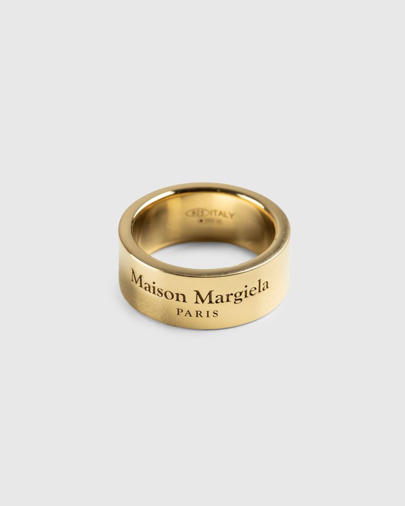 Maison Margiela – Logo-Engraved Ring Gold