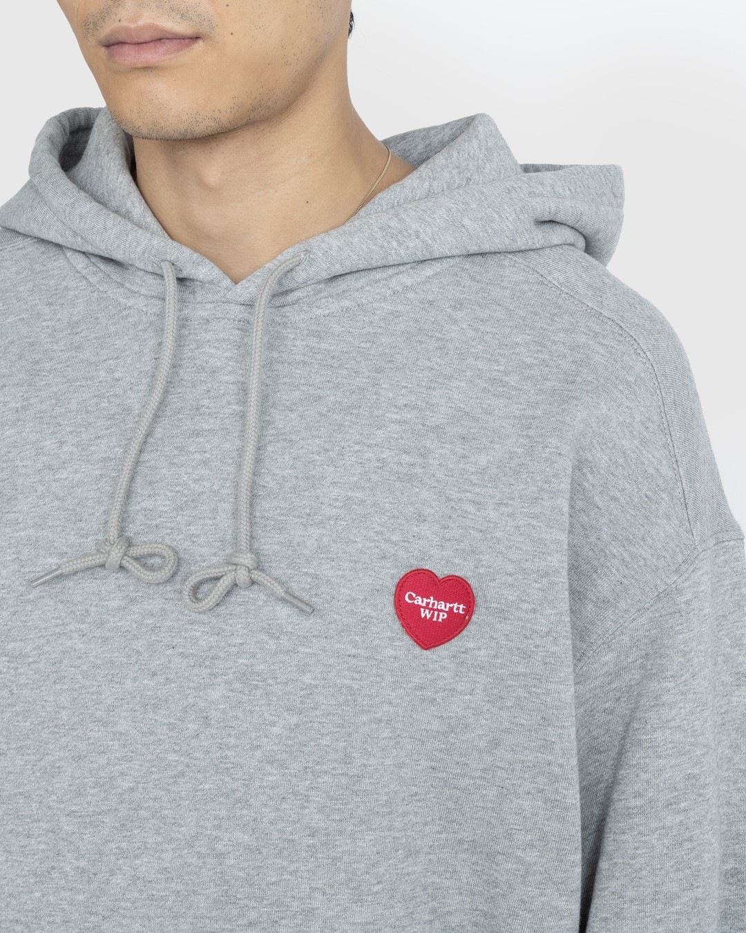 Carhartt WIP Hooded Heart Sweatshirt Grey Heather Highsnobiety