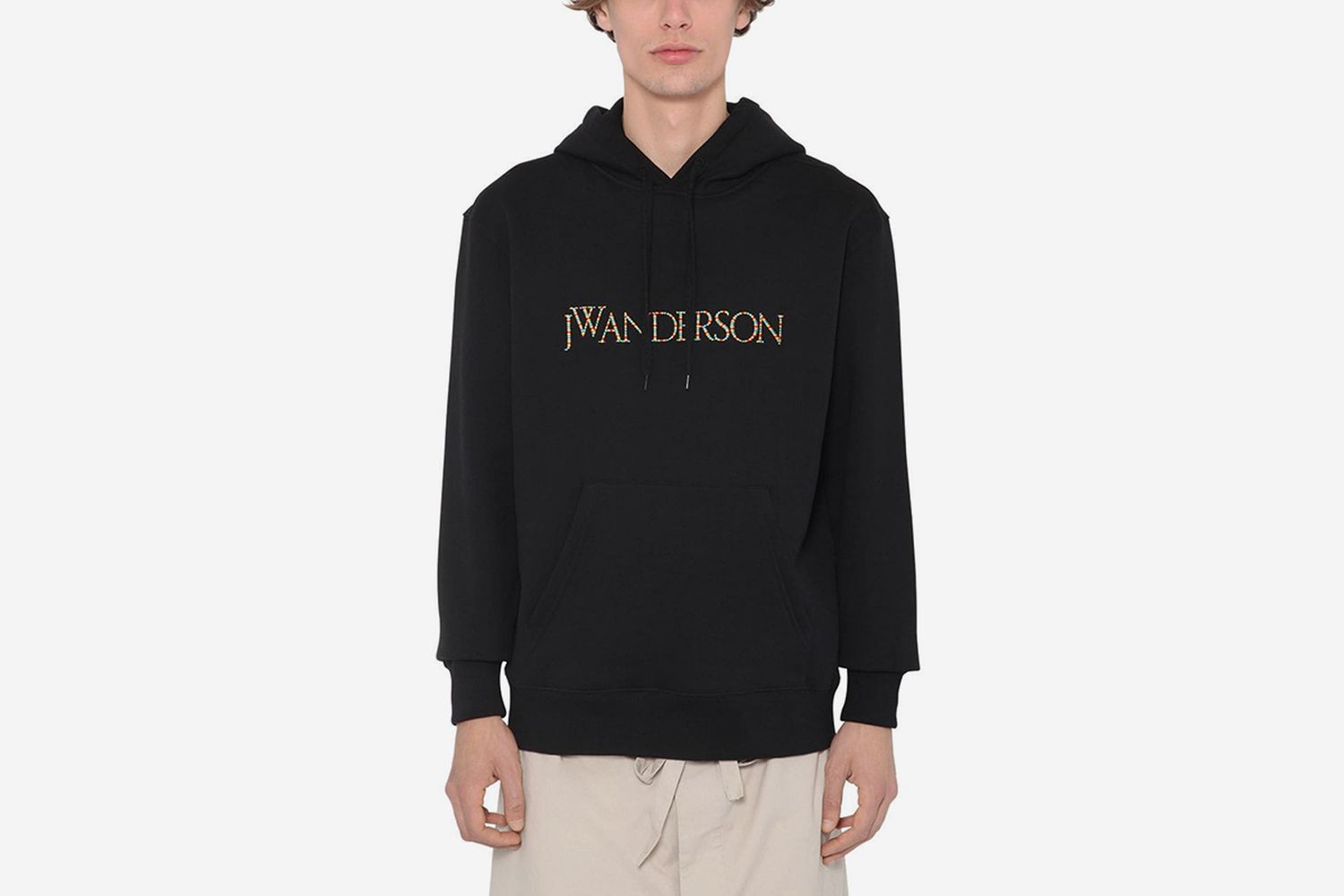 Embroidered Cotton Sweatshirt Hoodie