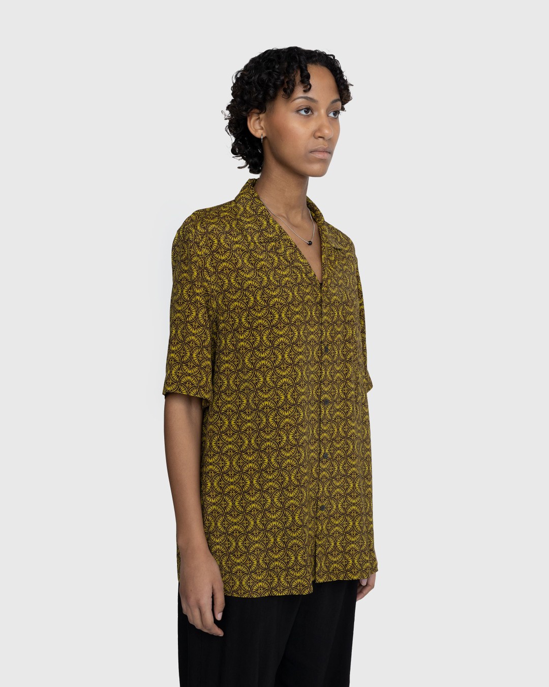 Dries van Noten – Carltone Shirt Yellow - Shirts - Yellow - Image 4