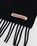 Acne Studios – Wool Fringe Scarf Black - Scarves - Black - Image 3