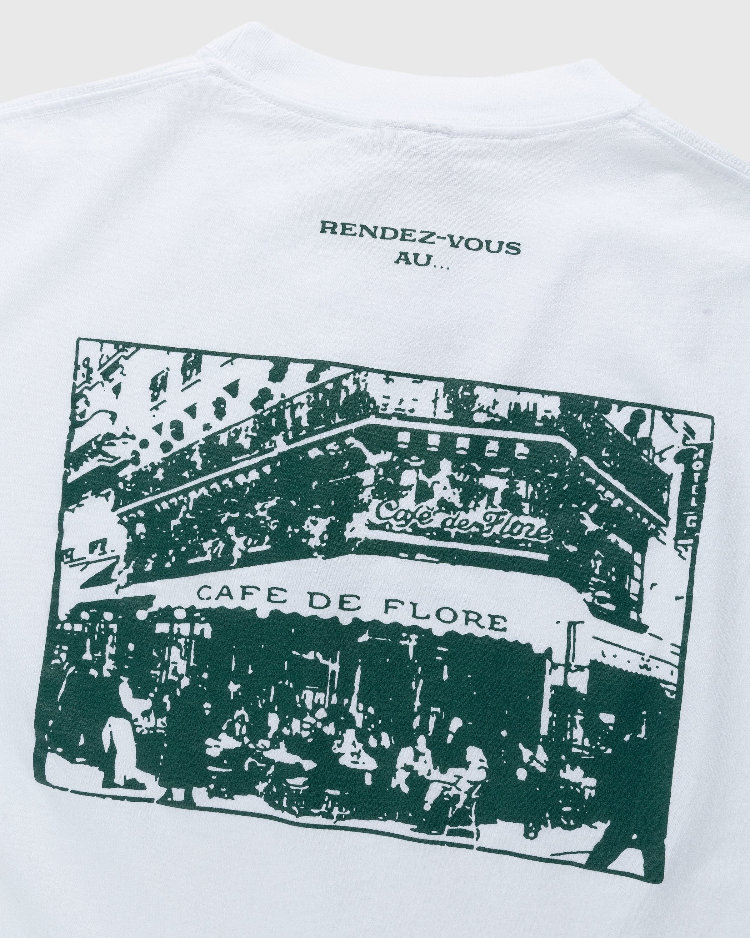 Café de Flore x Highsnobiety – Not In Paris 4 Storefront T-Shirt White - Tops - White - Image 4