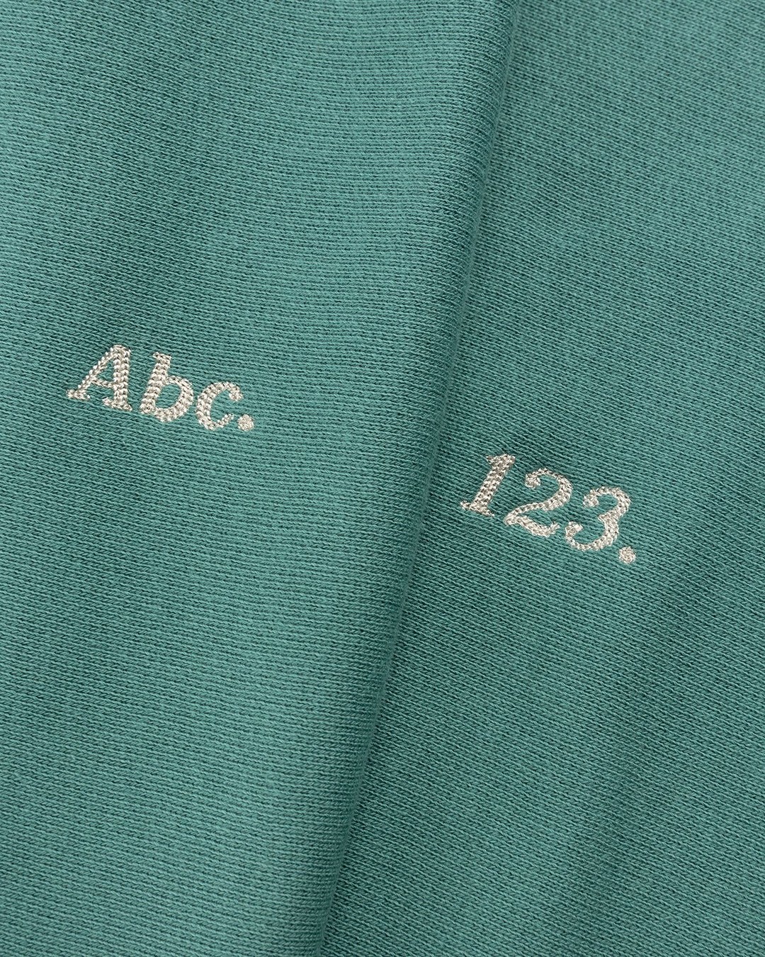 Abc. – French Terry Sweatpants Apatite - Pants - Green - Image 6