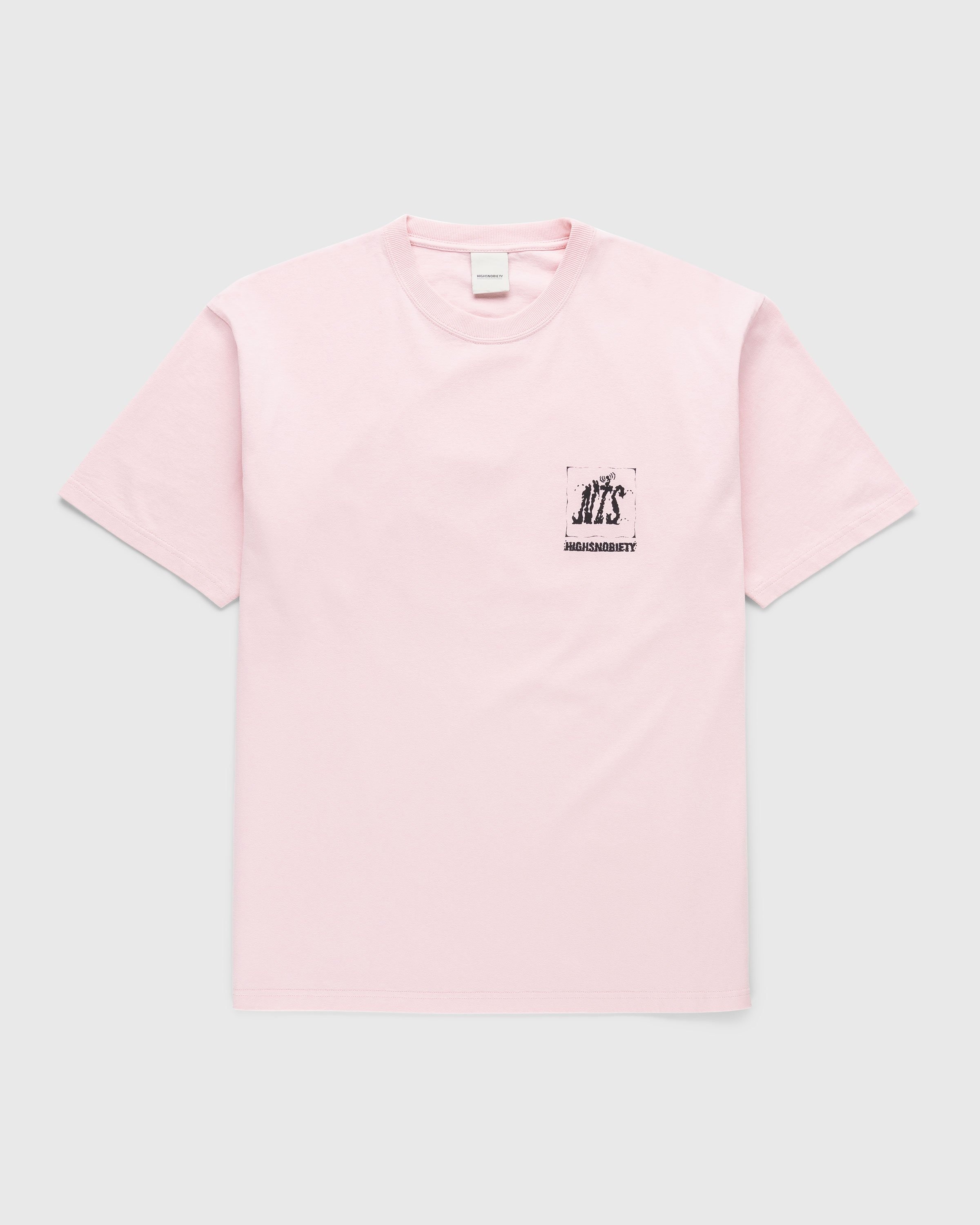 NTS x Highsnobiety – Graphic T-Shirt Pink  - Tops - Pink - Image 2