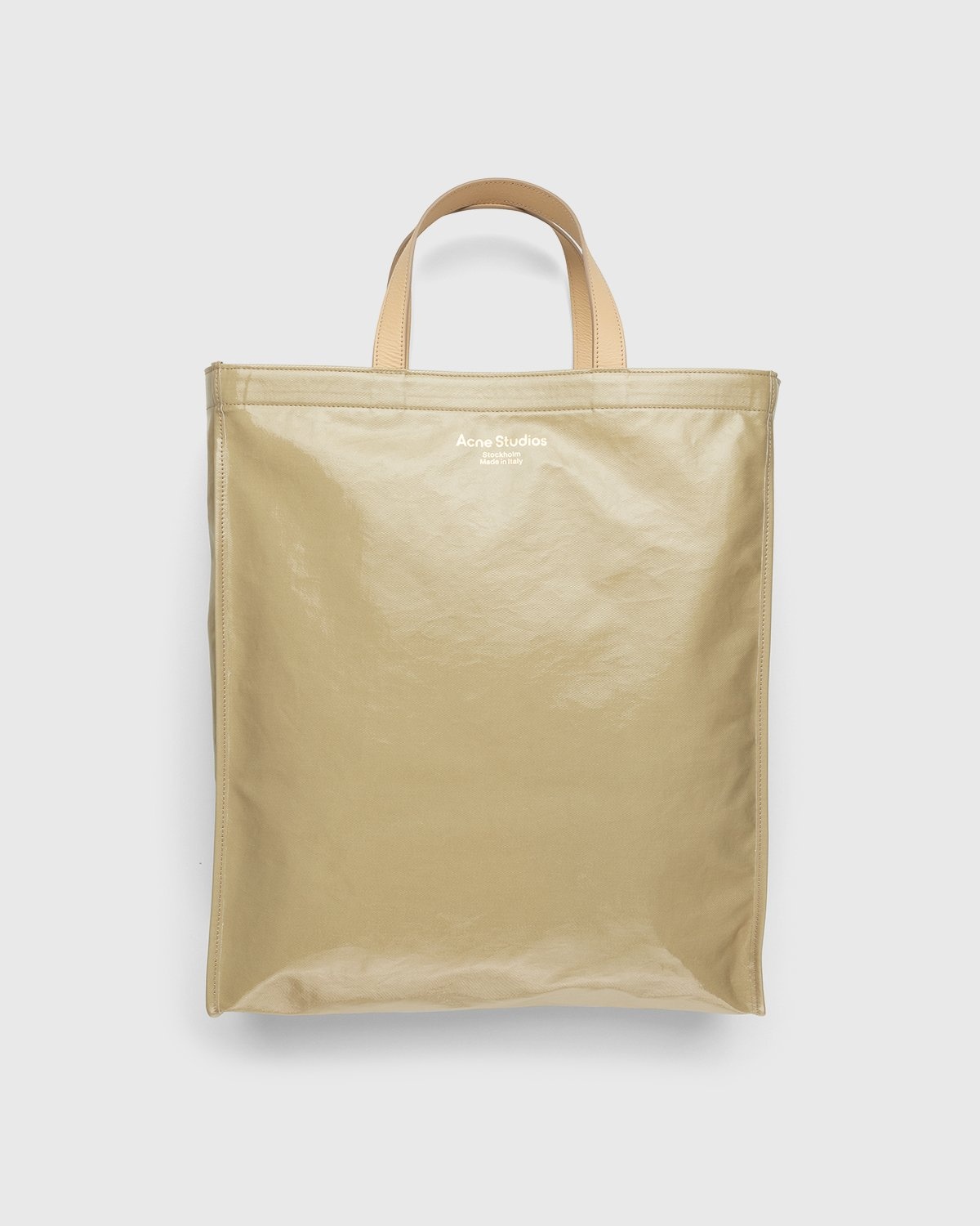 Acne Studios – Tote Bag Beige - Bags - Black - Image 1