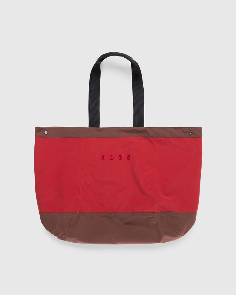 3-Layer Nylon Tote Bag Red