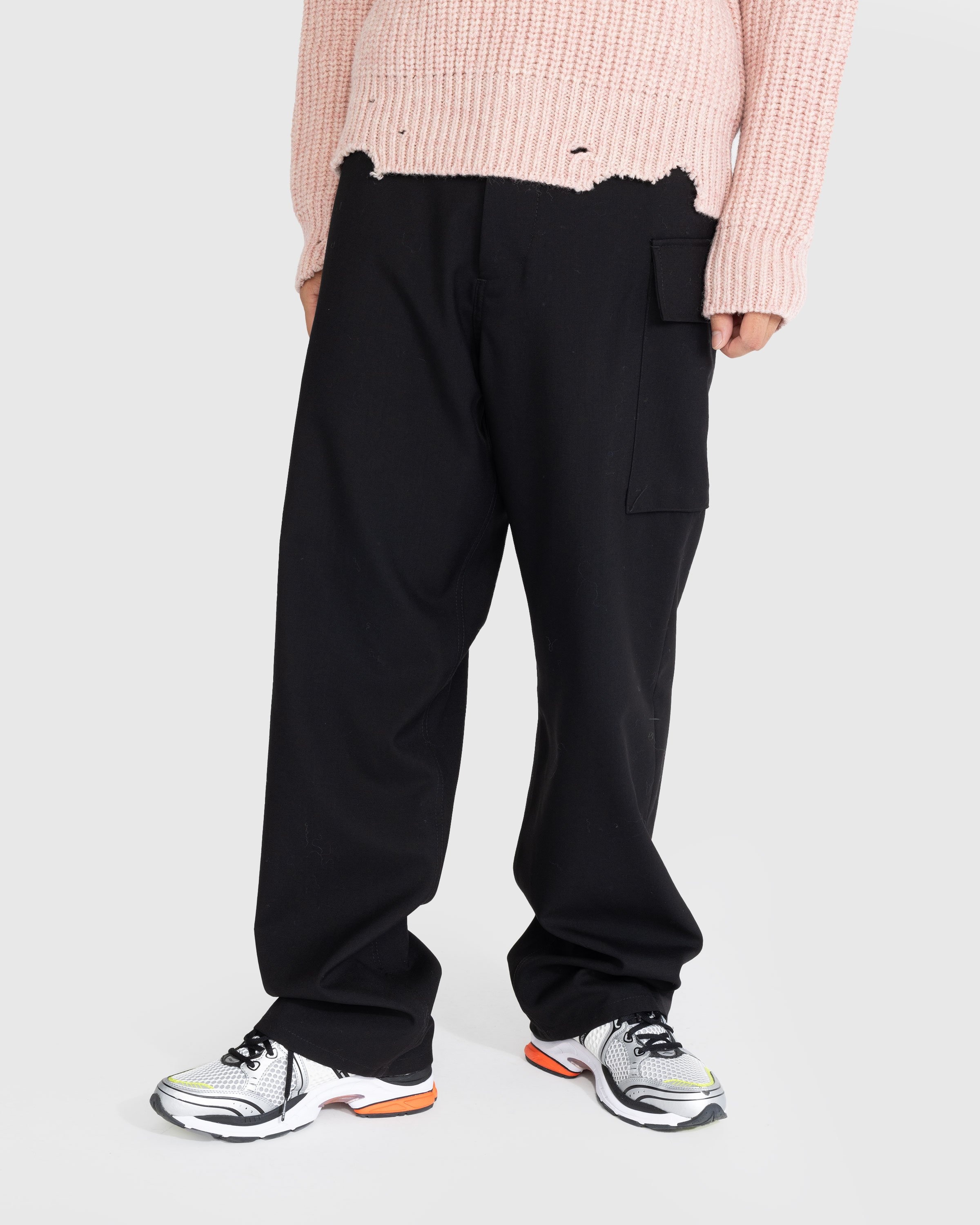 Marni – Cargo Pocket Wool Trousers Black - Pants - Black - Image 2