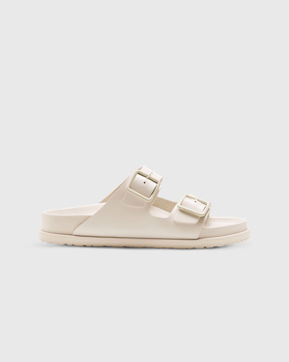 Birkenstock – Arizona Smooth Leather Bone - Sandals - White - Image 1