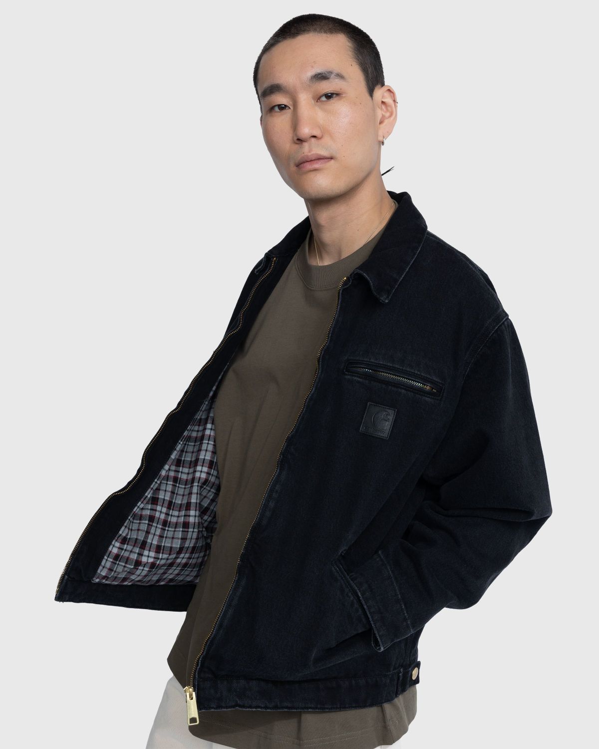 Carhartt WIP Rider Smith Jacket (black stone washed)