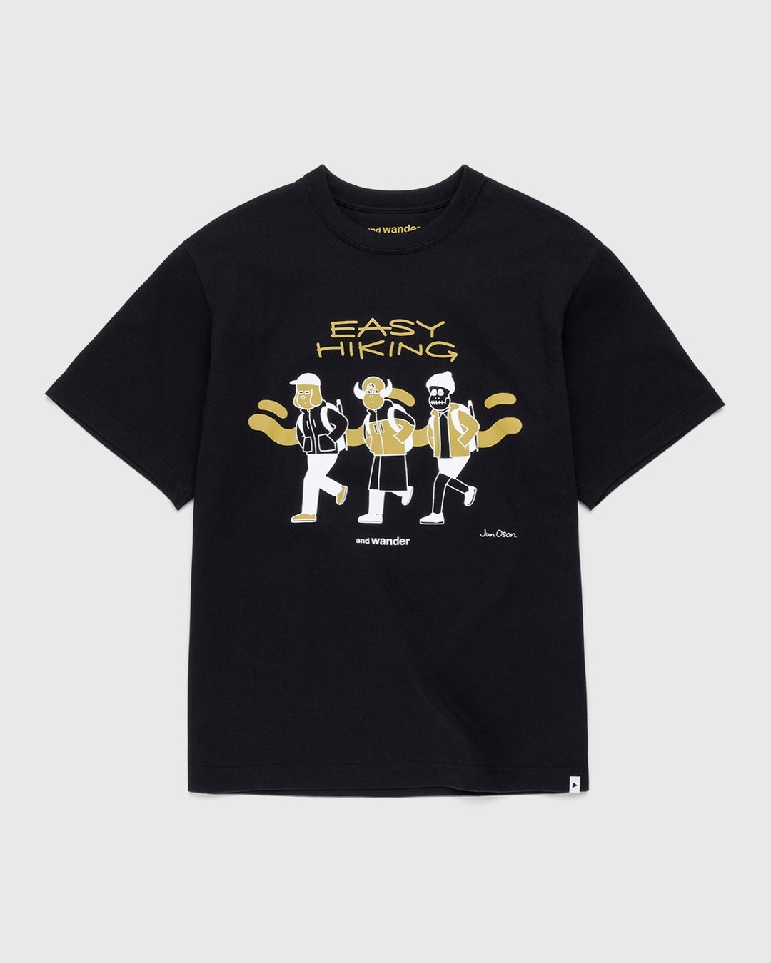 And Wander – Easy Hiking Dry T-Shirt Black - Tops - Black - Image 1