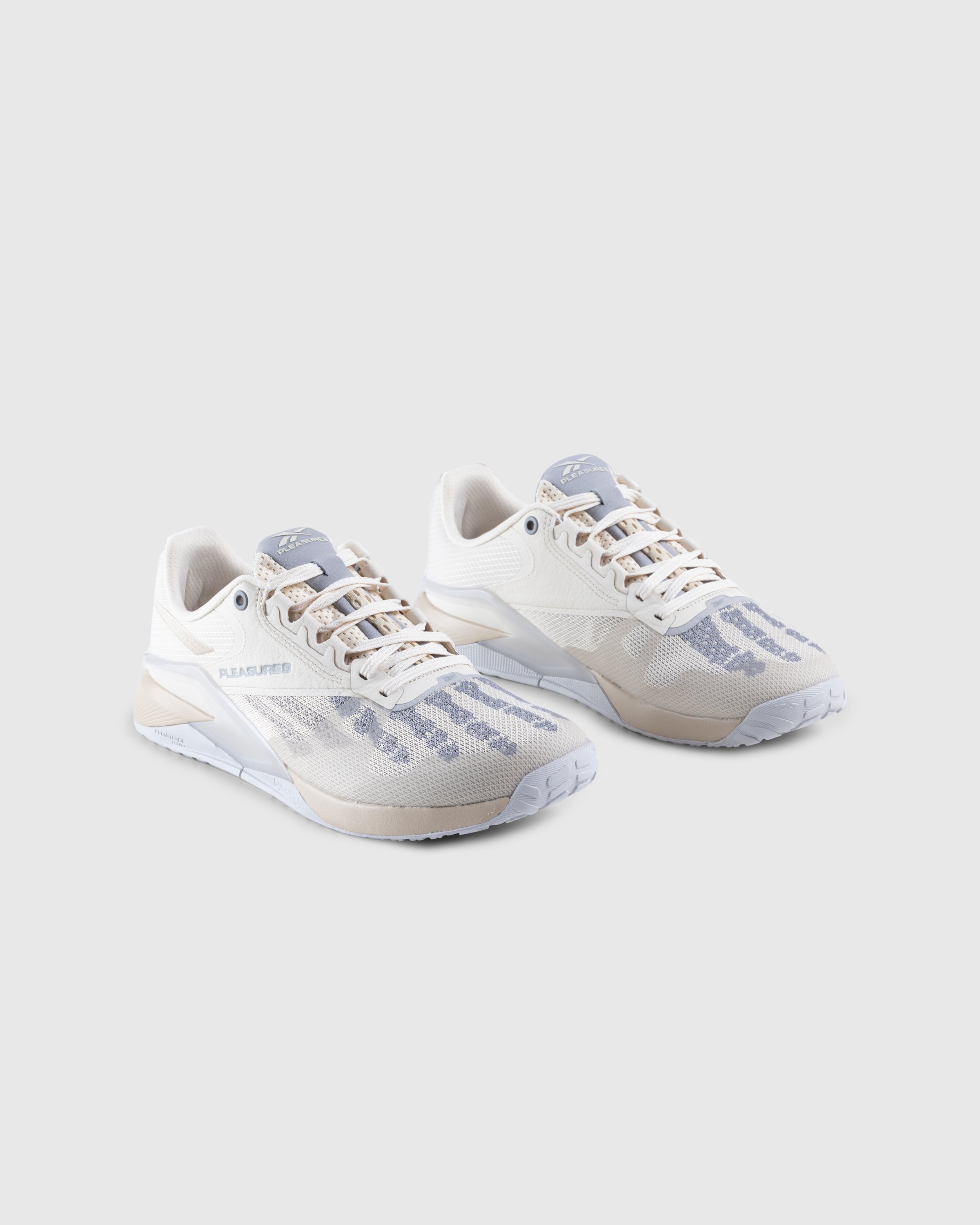 Reebok x Pleasures – Nano 6000 Sandtrap/Pebble/Tin Grey - Sneakers - Beige - Image 3