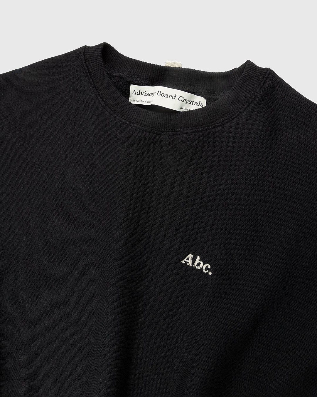 Abc. – French Terry Crewneck Sweatshirt Anthracite - Sweatshirts - Black - Image 5