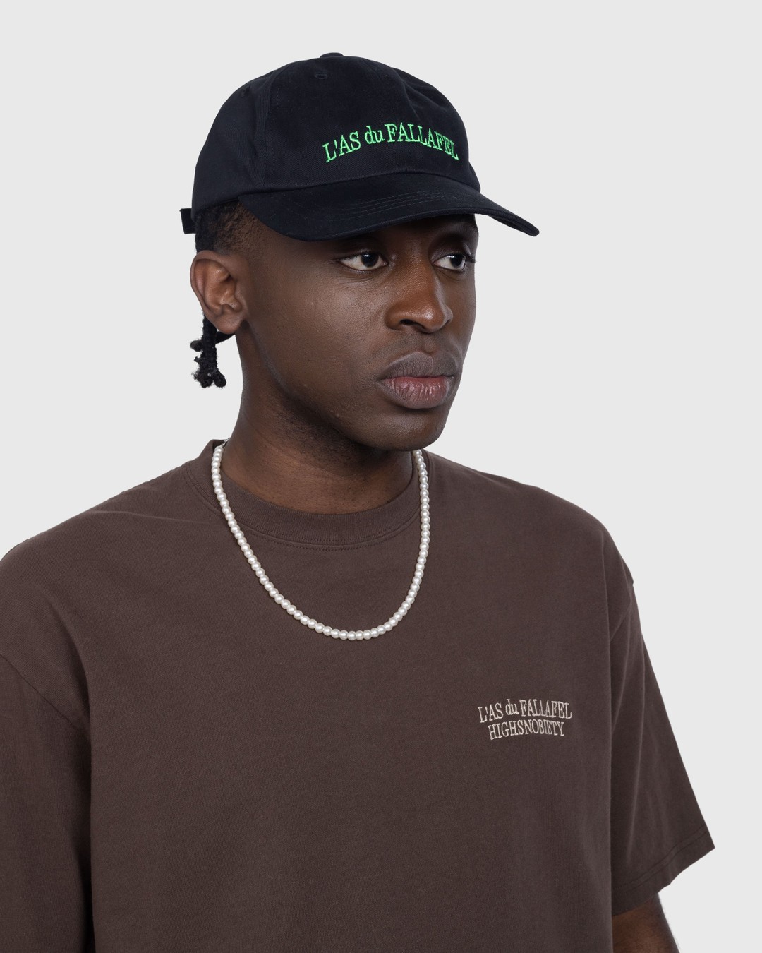 L'As du Fallafel x Highsnobiety – Ball Cap - Hats - Black - Image 6