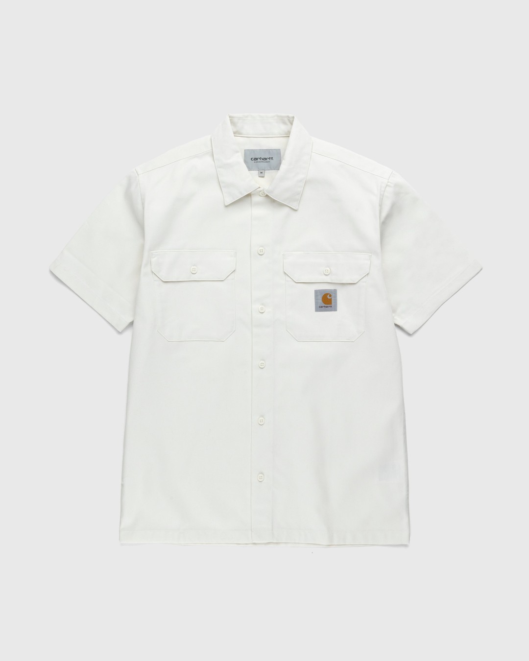 Carhartt WIP – Master Shirt Wax - Shortsleeve Shirts - White - Image 1
