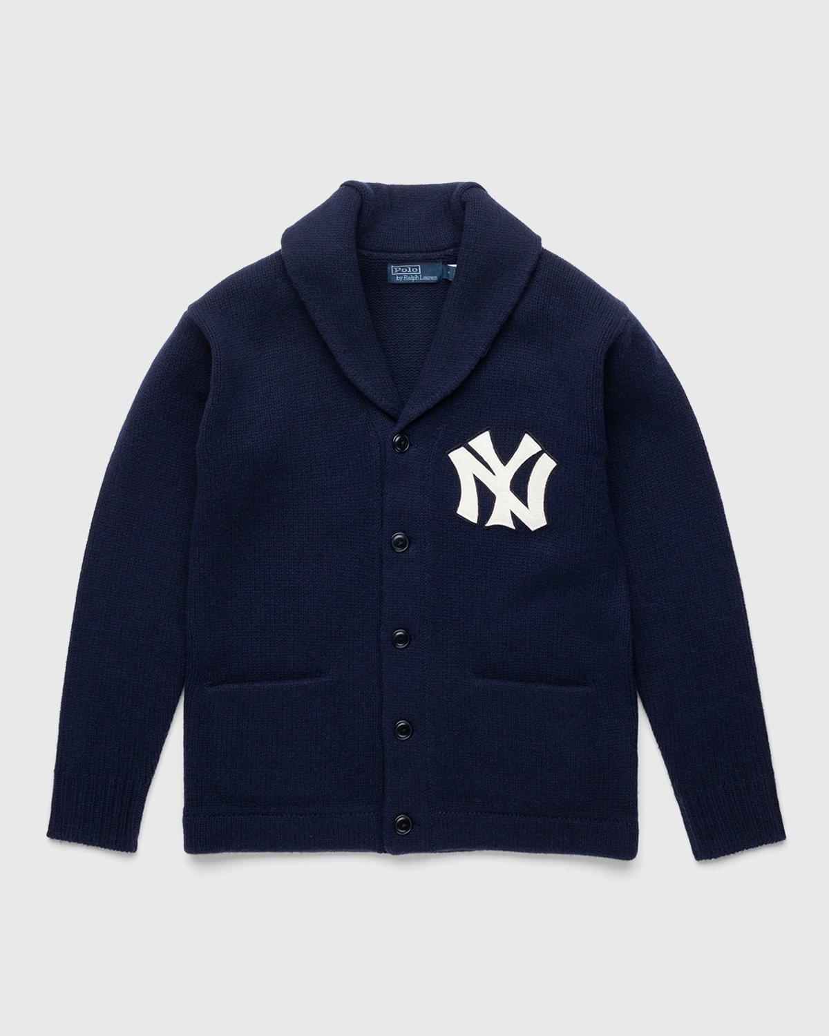 Ralph Lauren – Yankees Cardigan Navy - Cardigans - Blue - Image 1
