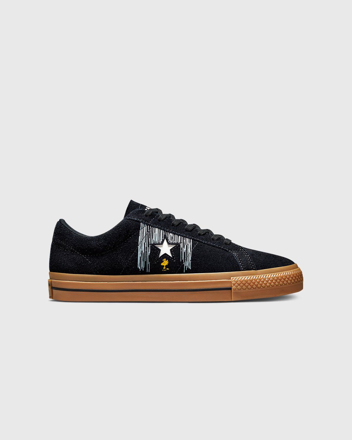 Converse x Peanuts – One Star Ox Black/Egret/Gum Honey - Low Top Sneakers - Black - Image 1