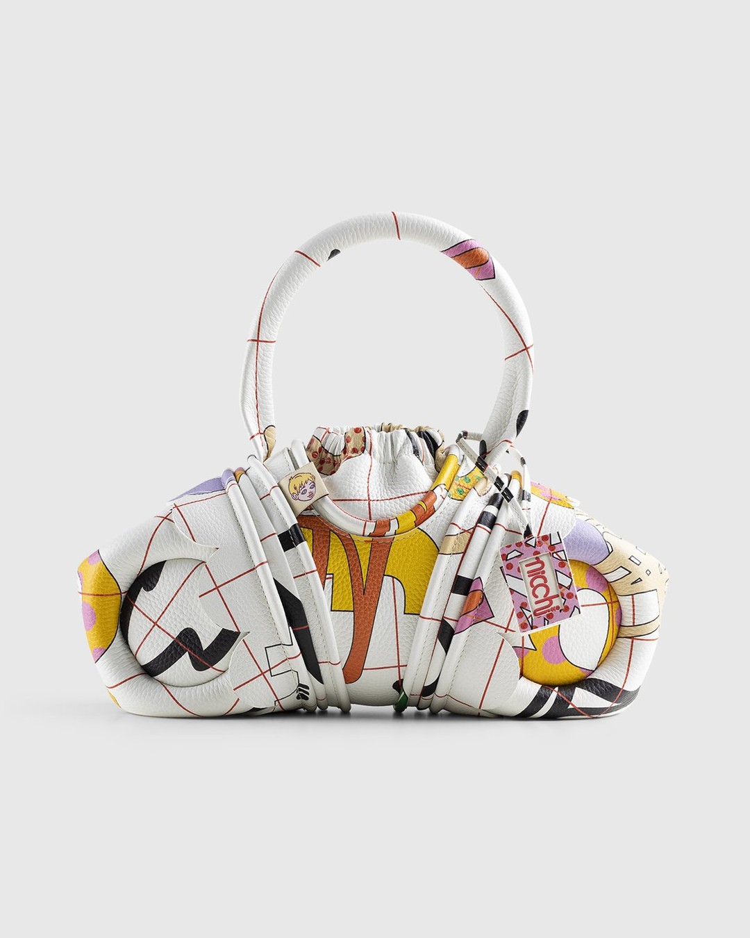 Nora Turato x Ecco Leather x Nicchi x Highsnobiety – Boomblaster Infinity Pool Dragon Toes Bag - Shoulder Bags - White - Image 1
