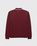 Highsnobiety HS05 – Long Sleeves Knit Polo Bordeaux - Longsleeves - Red - Image 2
