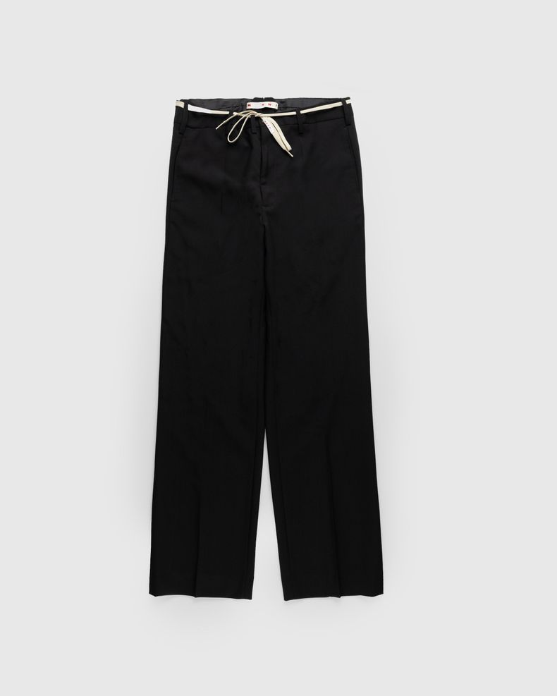 Wool Pant Black