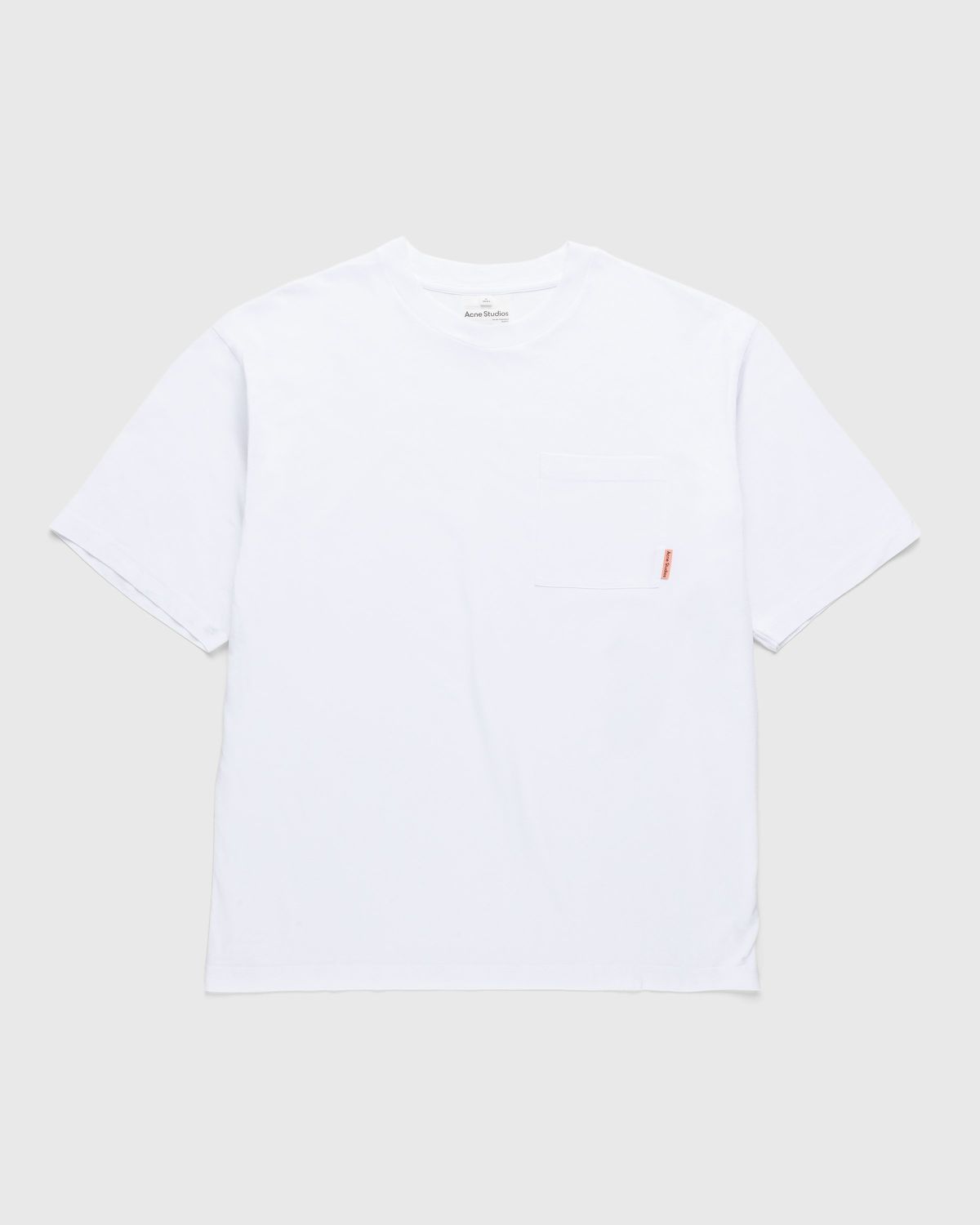 Acne Studios – Organic Cotton Pocket T-Shirt White | Highsnobiety Shop