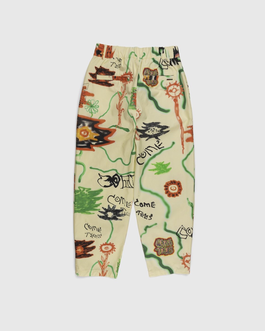 Converse x Come Tees – Floral Triangle Front Chino Bone - Pants - Multi - Image 2