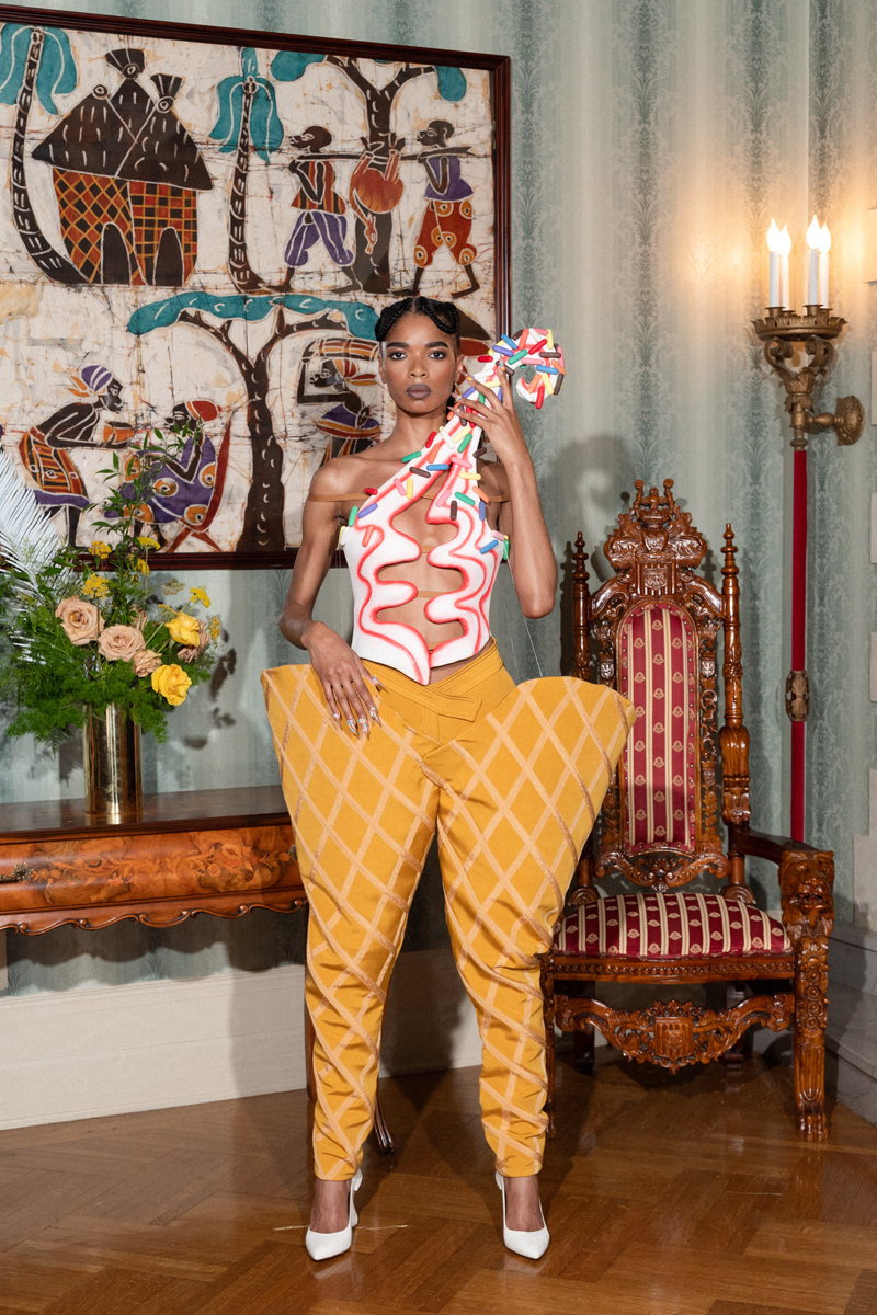 PYER MOSS COUTURE 1 FASHION SHOW : FIRST LOOKS