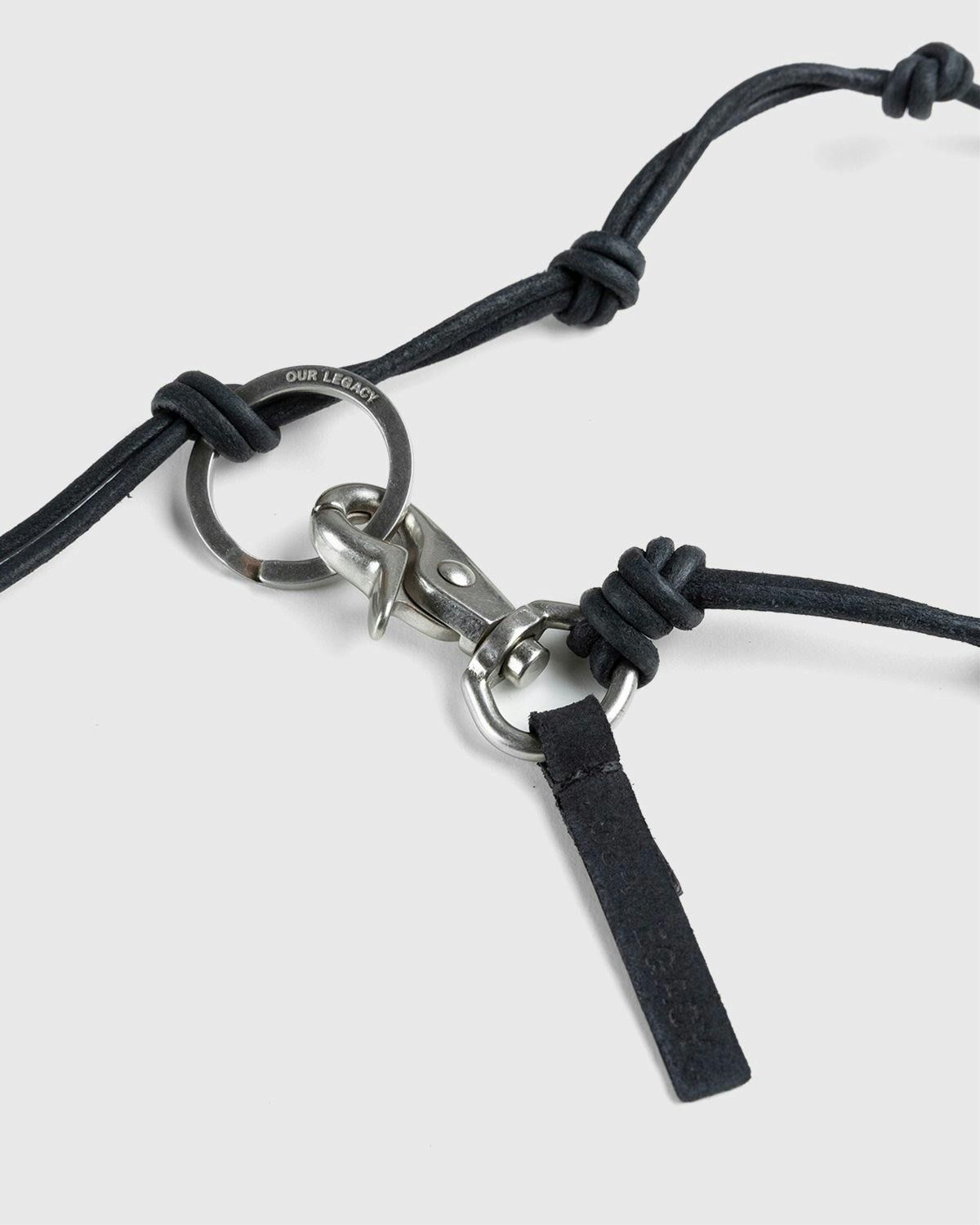 our legacy ladon leather blackネックレス Our Legacy - Ladon Black Leather