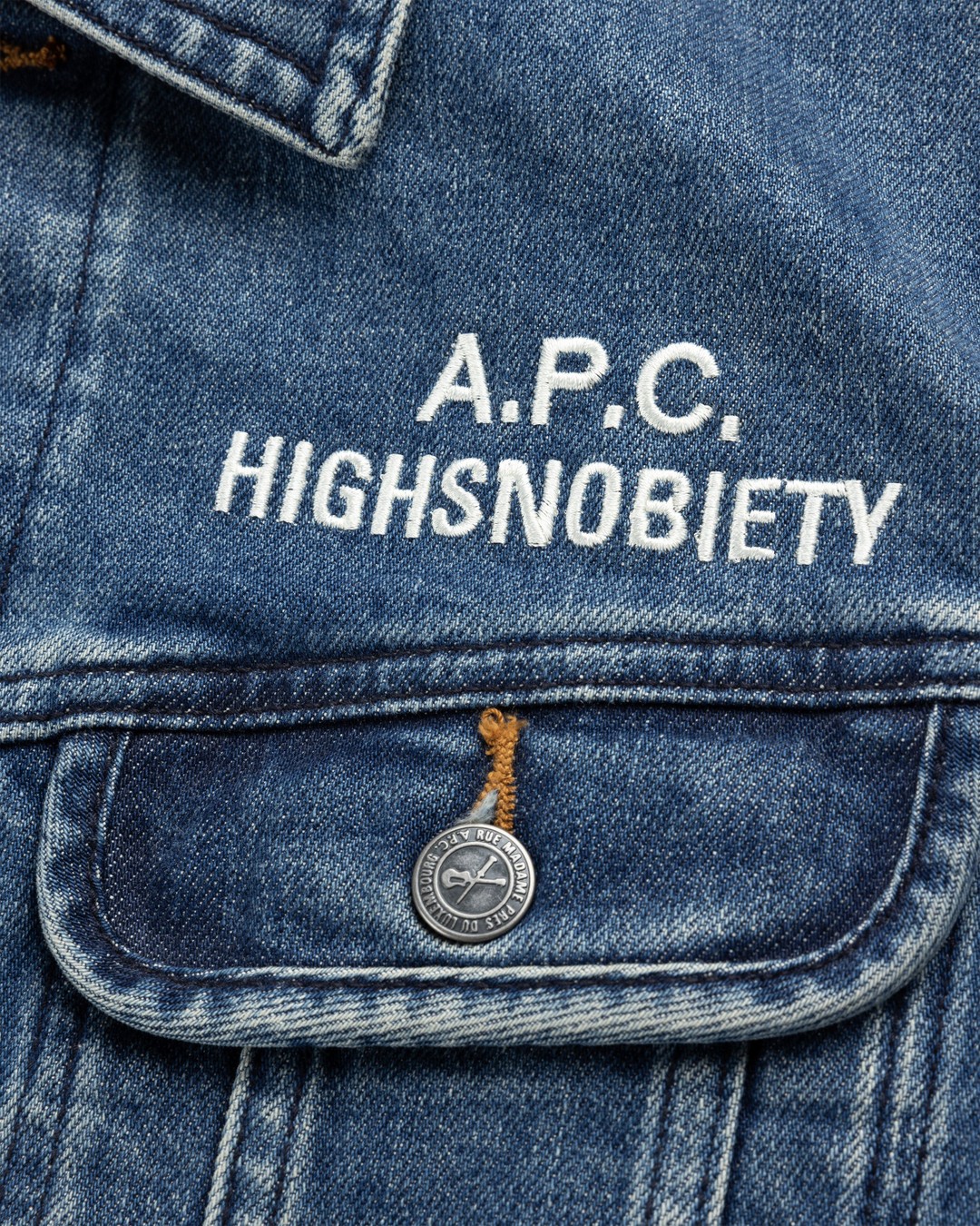 A.P.C. x Highsnobiety – Neu York Jean Jacket Blue - Outerwear - Blue - Image 6