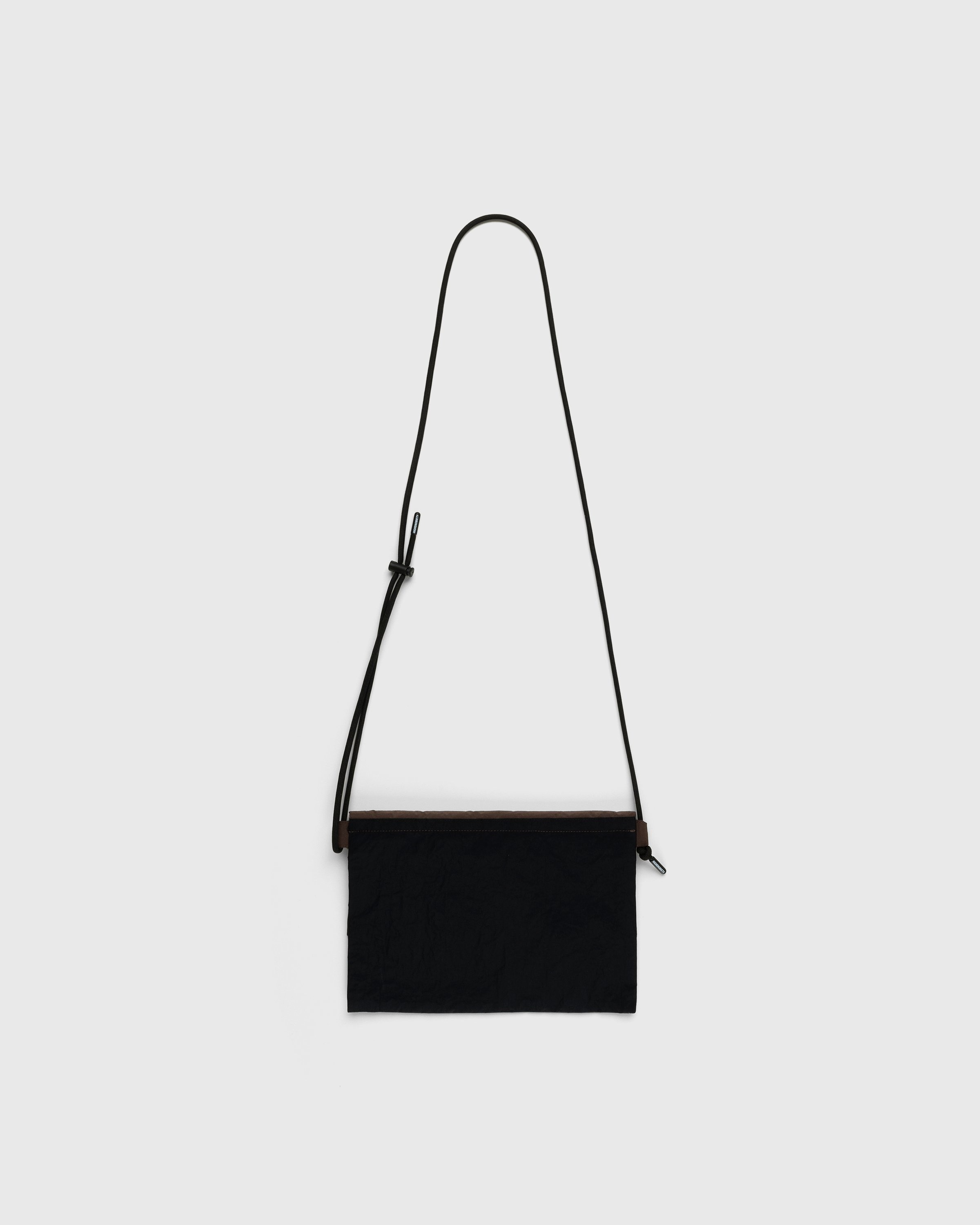 Highsnobiety – Nylon Side Bag Dark Brown - Pouches - Brown - Image 3