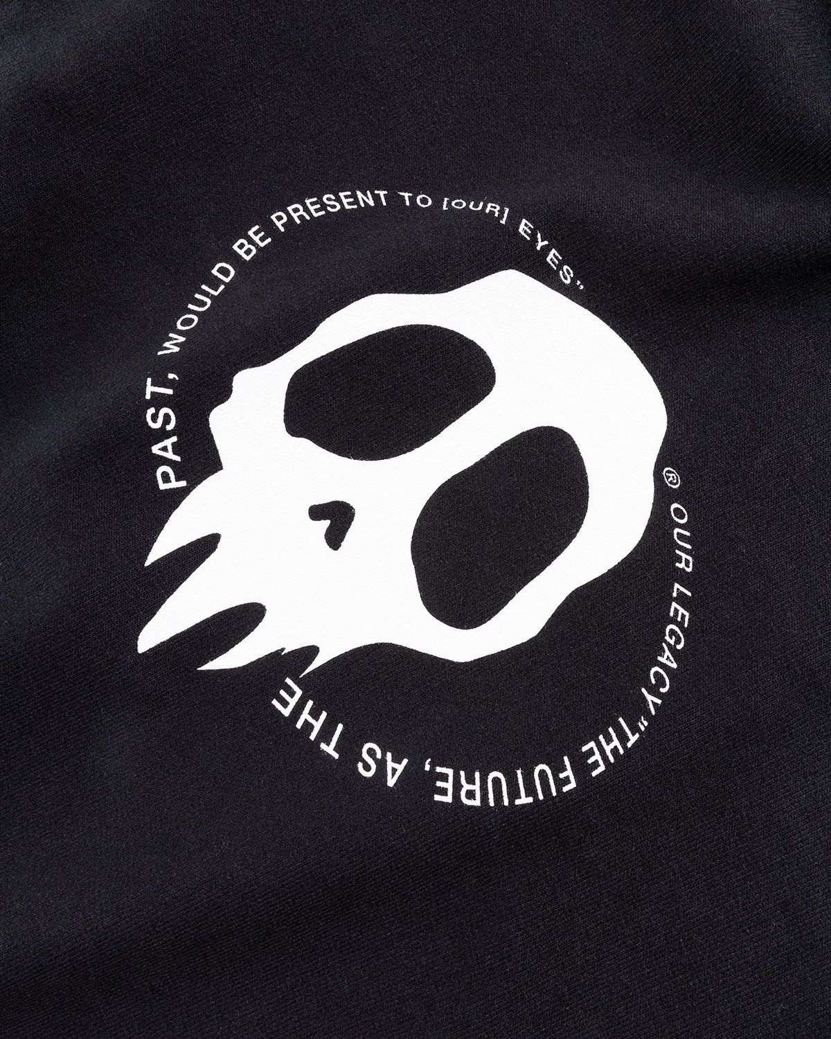 Our Legacy – Maverick Skull Loose Hoodie Black - Sweats - Black - Image 4