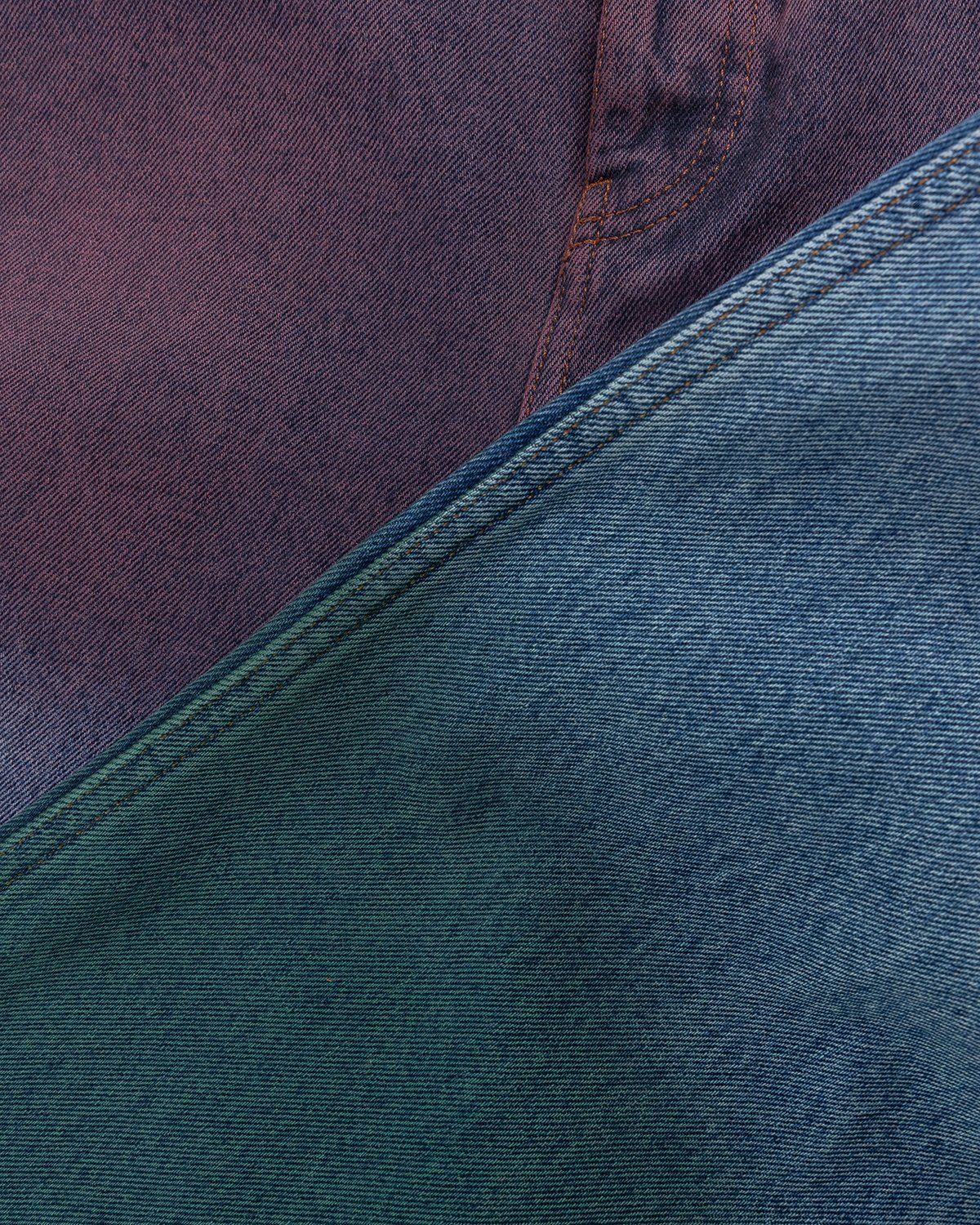 Loewe – Paula's Ibiza Tricolor Denim Trousers Red/Blue/Green - Pants - Blue - Image 5